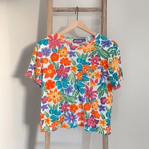 Vintage floral tee